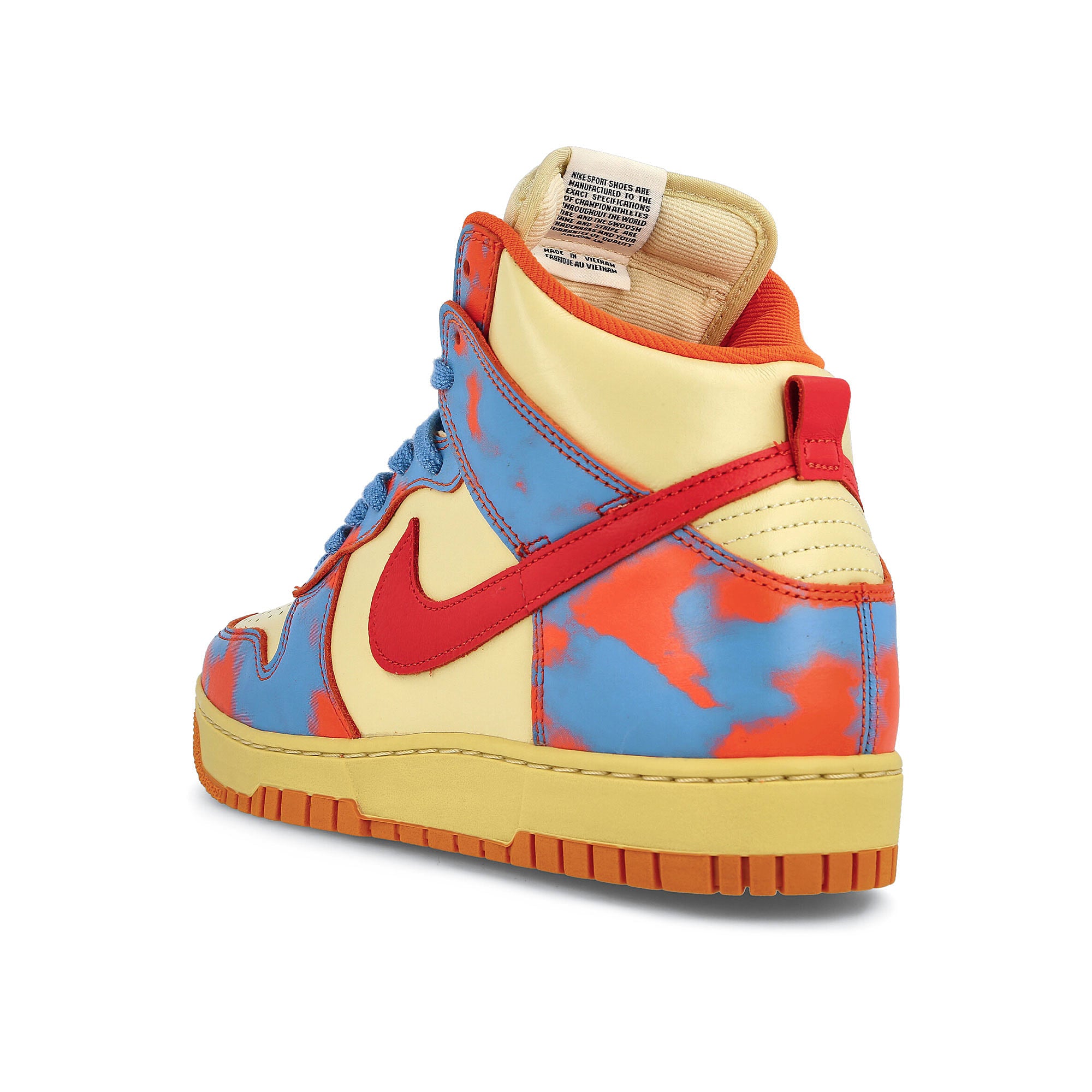 Nike dunk high 1985 sp Safety Orange-Team Orange High Top Sneakers  Material | Overkill