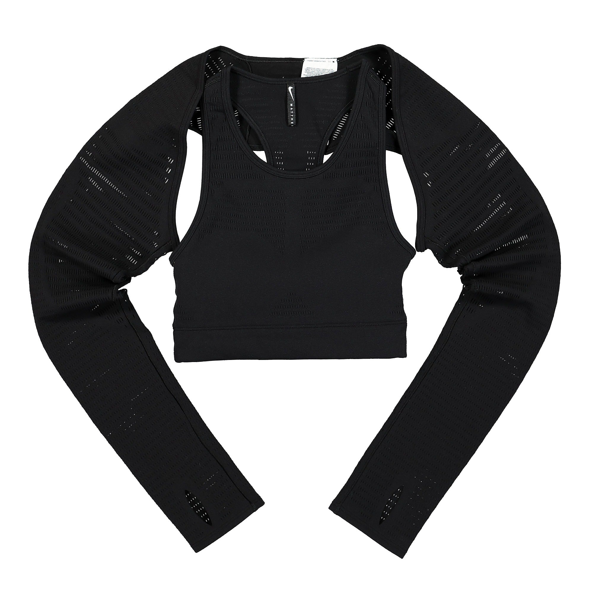 Nike Matthew M. Williams x Nike Wmns NRG Bra Black Longsleeves DD9422 010 | Overkill