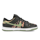 Nike dunk low se Black / Oil Green - White - Total Orange  Close-up | Overkill