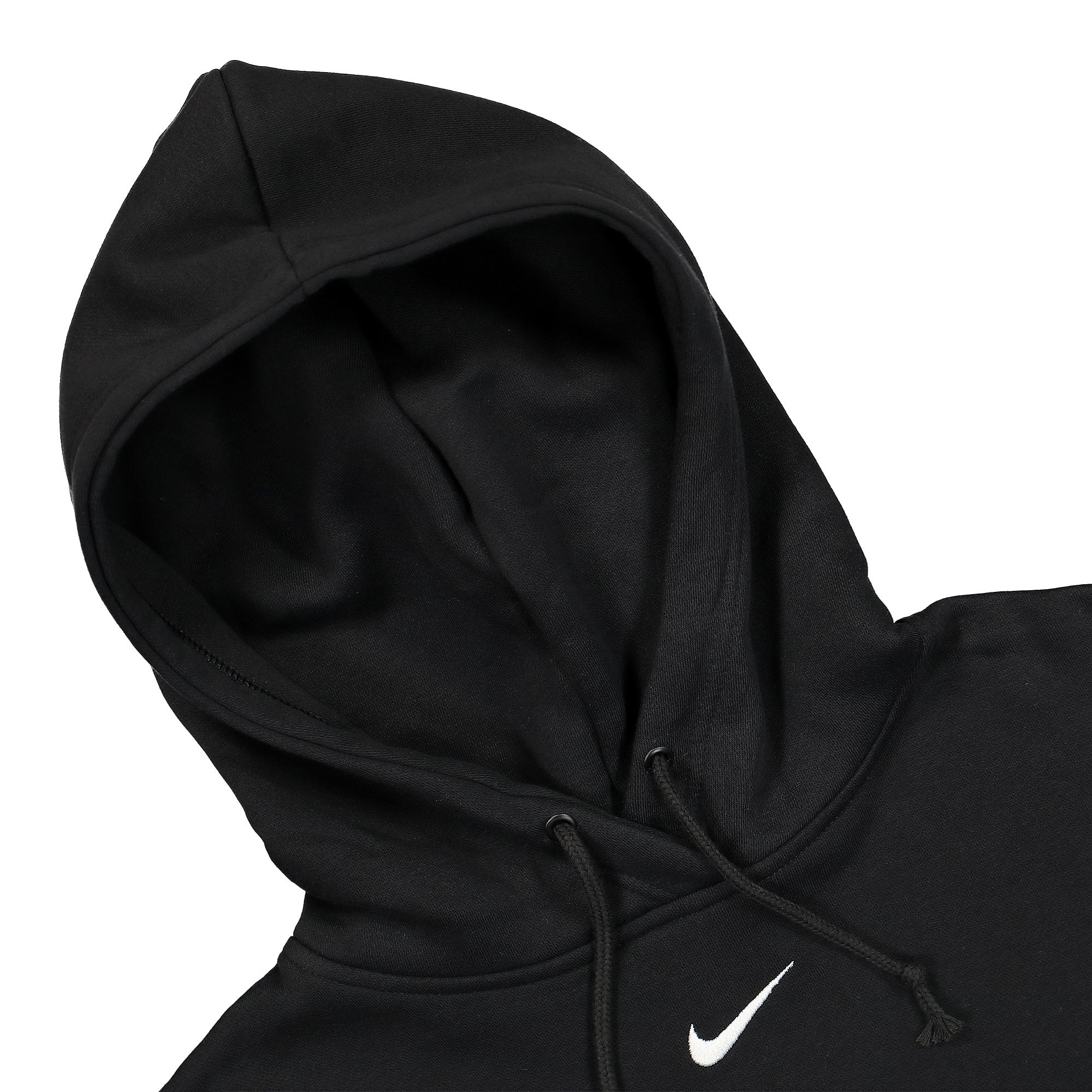 Nike Wmns NSW Essentials Fleece Hoodie Black / White Hoodies Close-up | Overkill