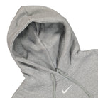 Nike Wmns NSW Essentials Fleece Hoodie Dark Grey Heather / White Hoodies Close-up | Overkill