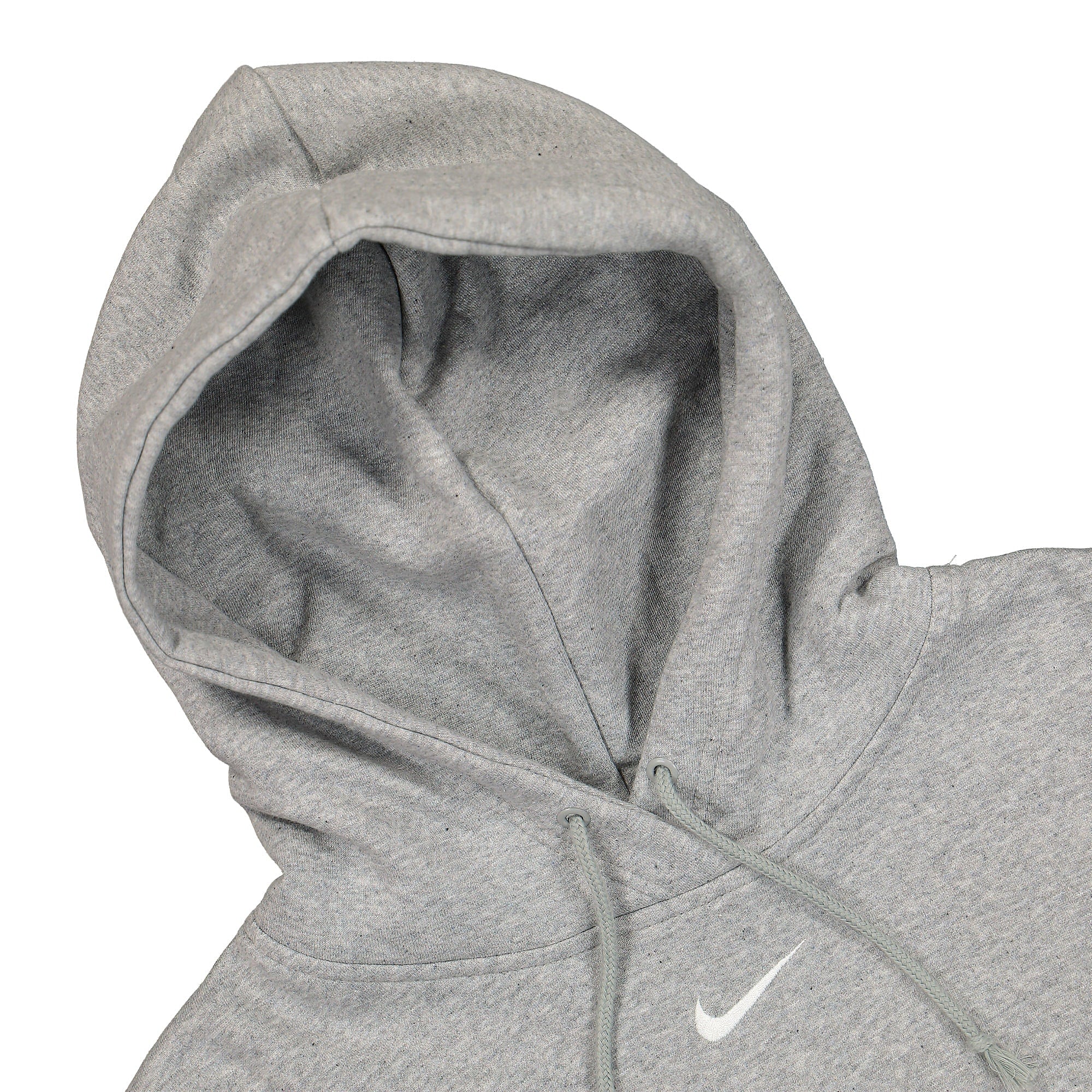 Nike Wmns NSW Essentials Fleece Hoodie Dark Grey Heather / White Hoodies Close-up | Overkill