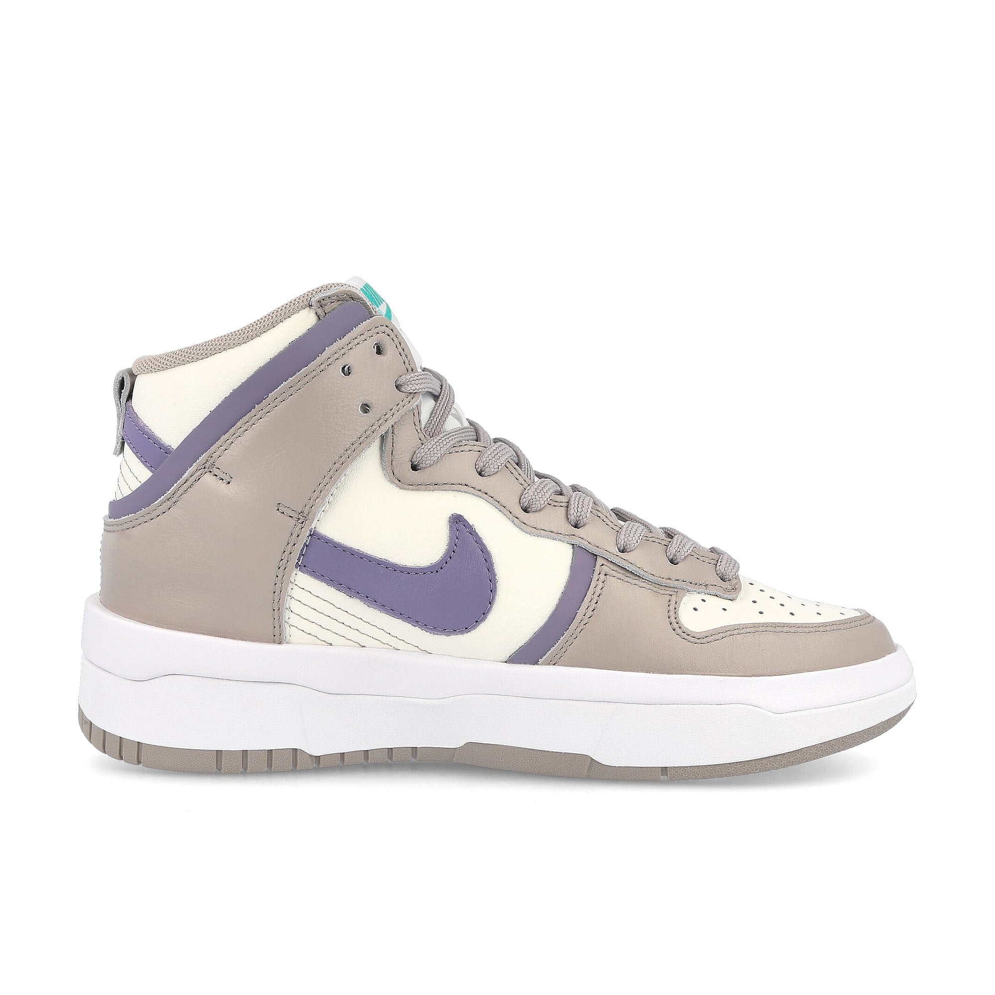 Nike wmns dunk high rebel Sail / Iron Purple - College Grey   Material | Overkill