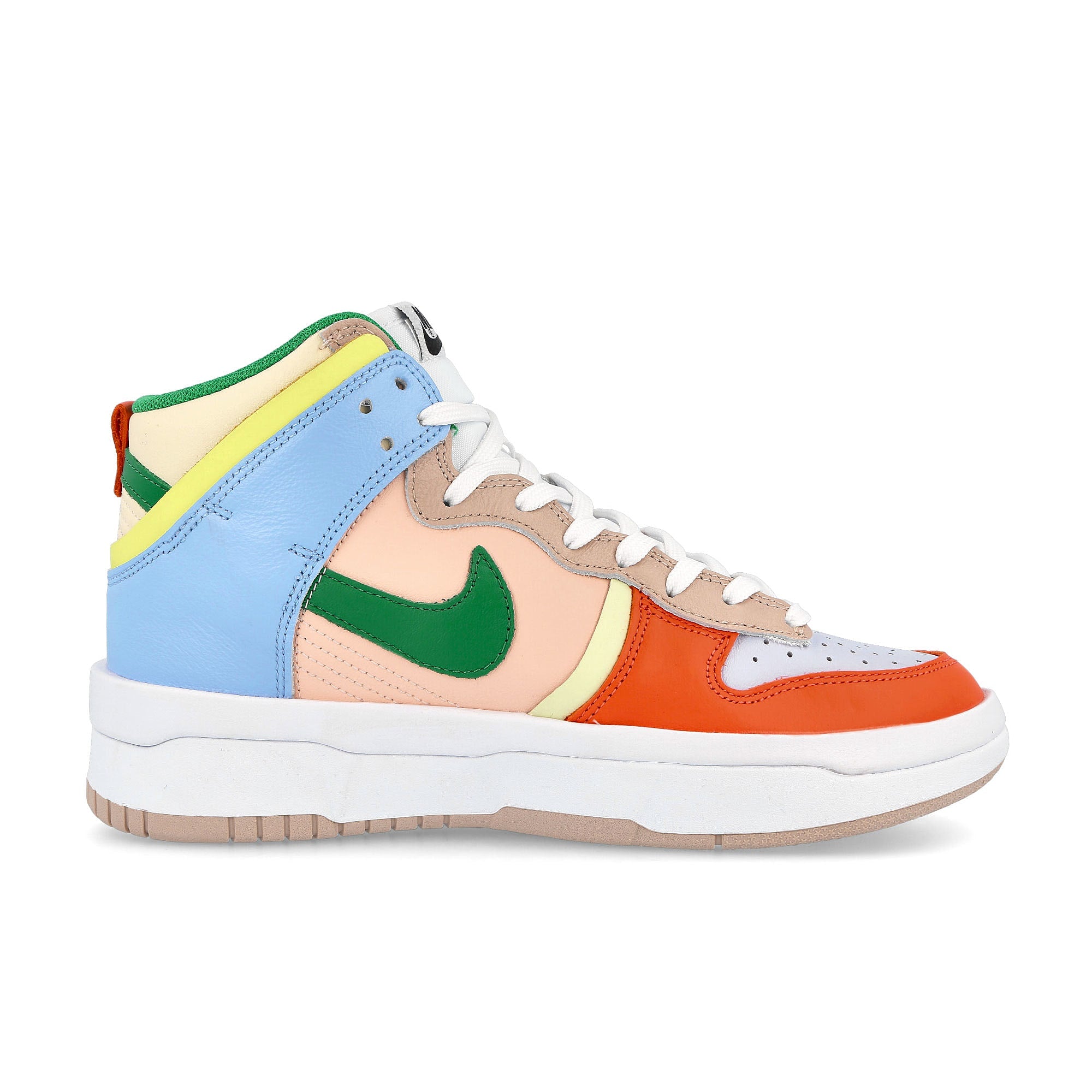 Nike wmns dunk high rebel Cashmere / Green Noise - Pale Coral   Material | Overkill