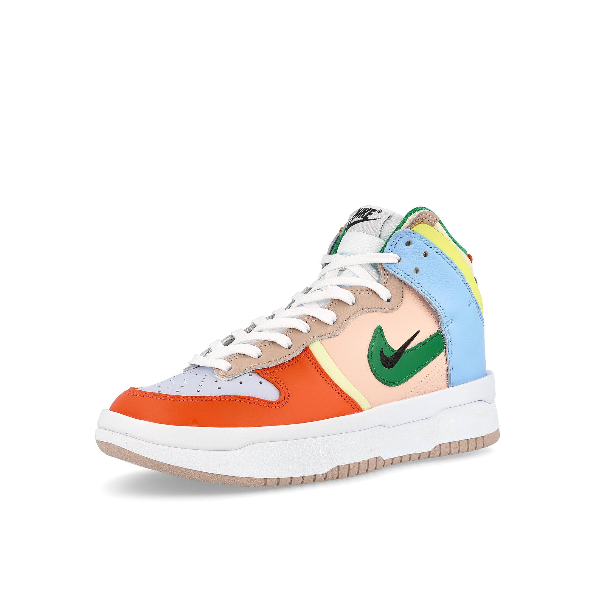 Nike wmns dunk high rebel Cashmere / Green Noise - Pale Coral  Detailfoto | Overkill