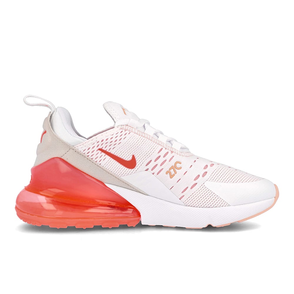 Nike wmns air max 270 essential White-Bright Mango - Crimson Tint Sneakers  Silhouette | Overkill