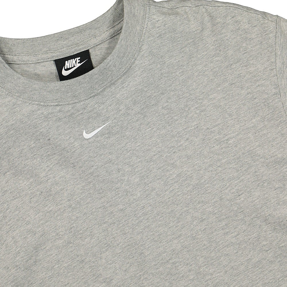 Nike Wmns NSW Essential SS Top BF Dark Grey Heather / White T-Shirts Close-up | Overkill