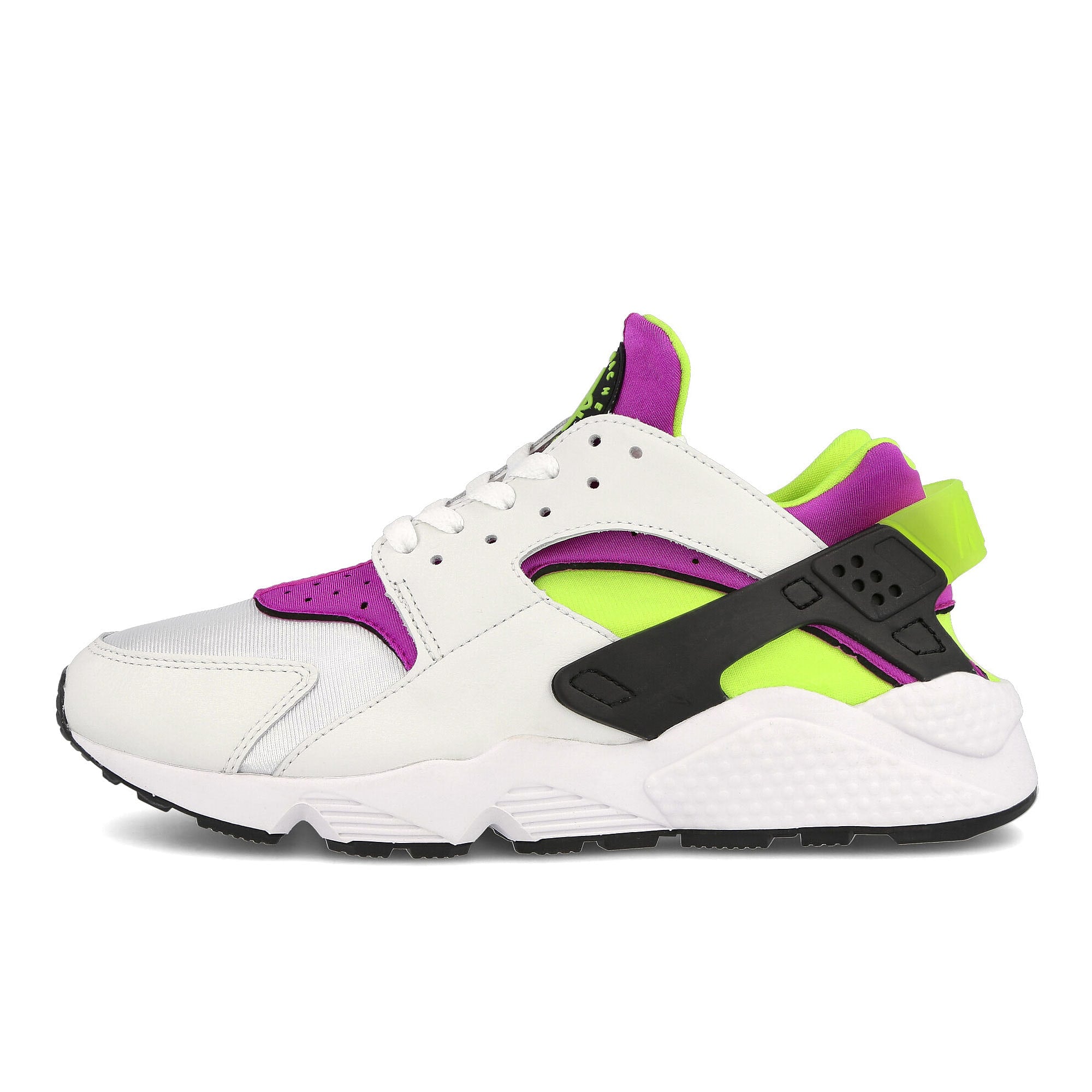 Nike wmns air huarache White-Neon Yellow - Magenta - Black Sneakers DH4439 101 | Overkill
