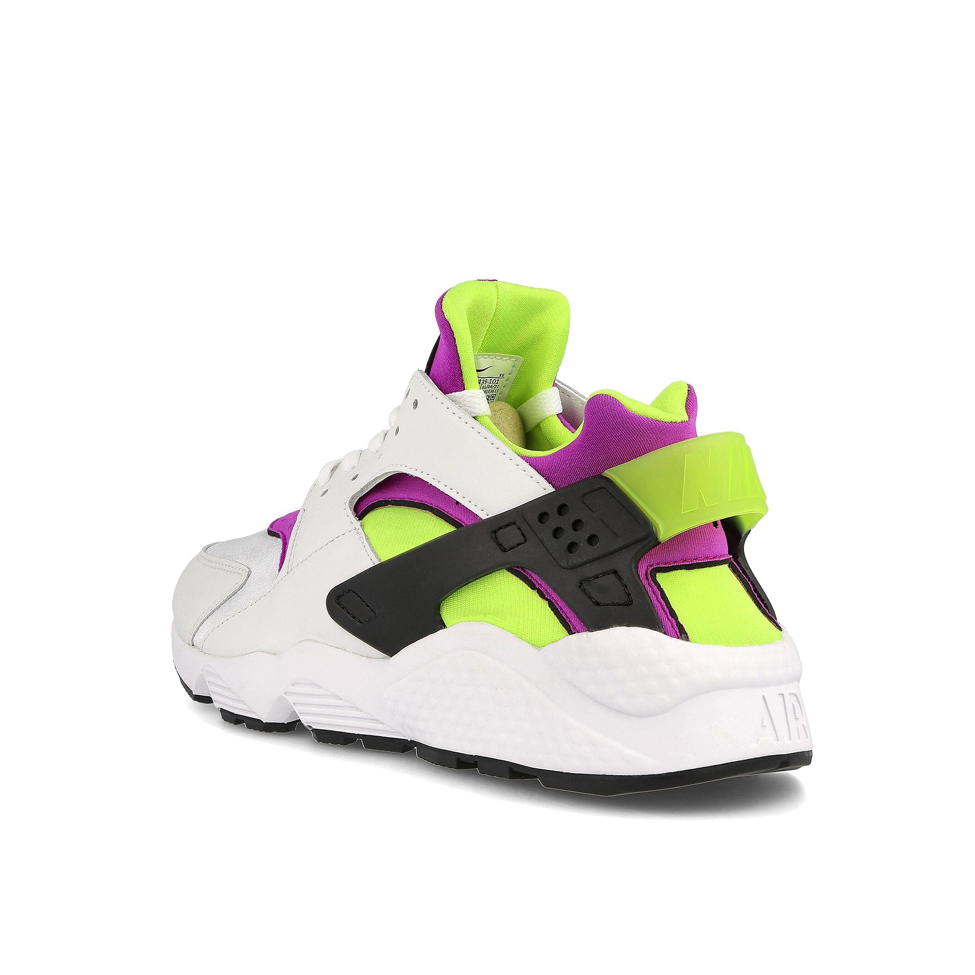 Nike wmns air huarache White-Neon Yellow - Magenta - Black Sneakers  Material | Overkill