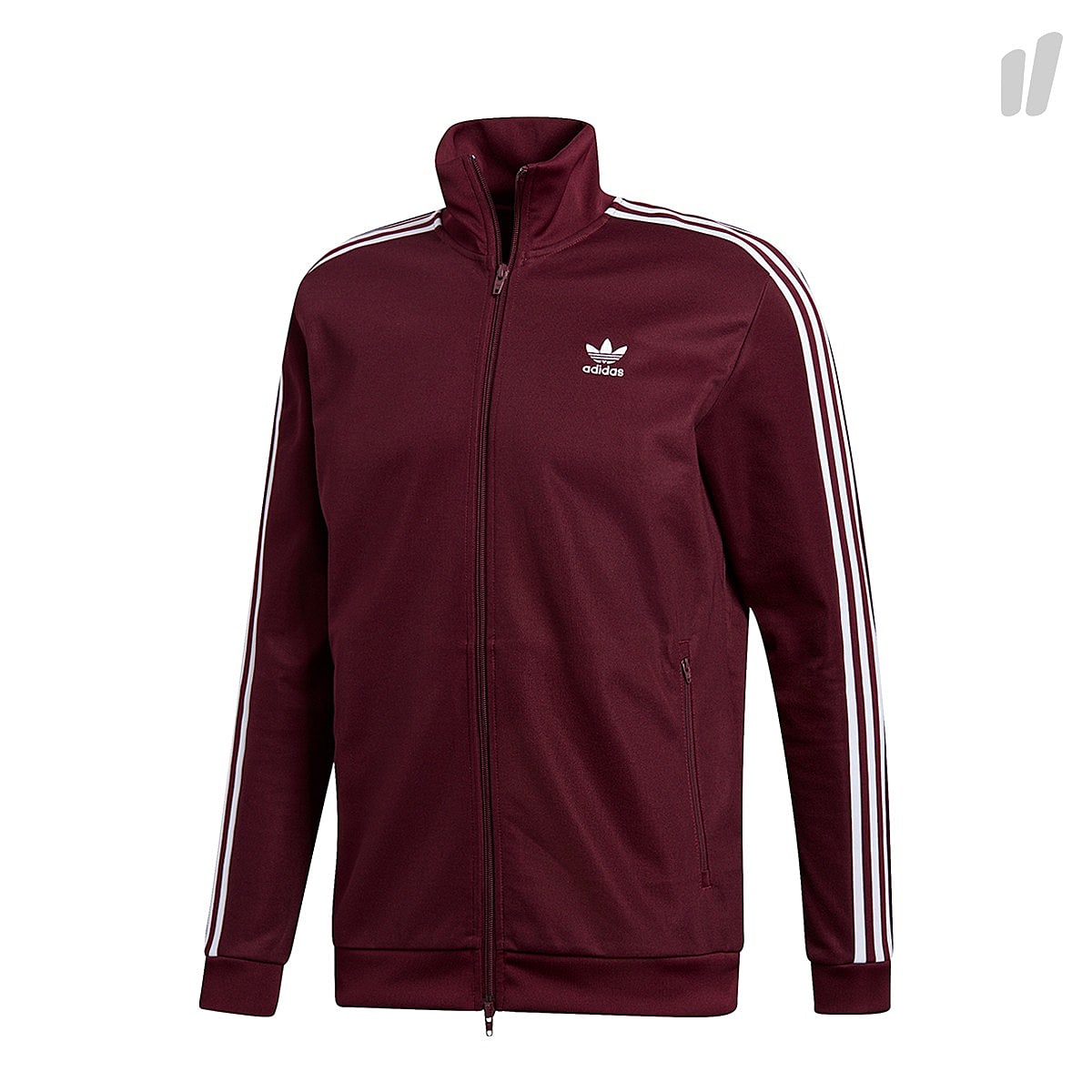 adidas Beckenbauer Tracktop Maroon Track Jackets DH5830 | Overkill