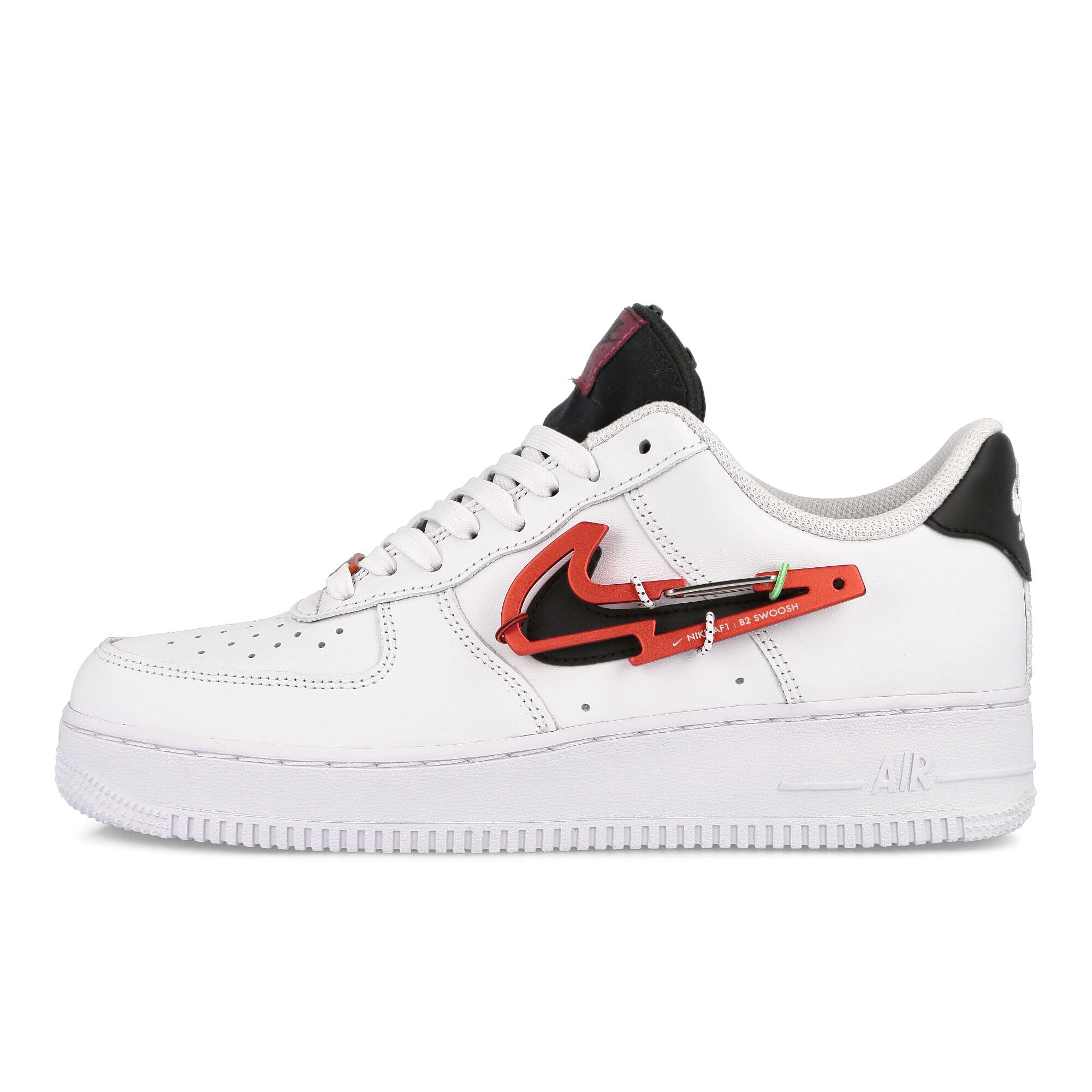 Nike air force 1 07 premium White / Black - Pomegranate - Habanero Red  DH7579 100 | Overkill