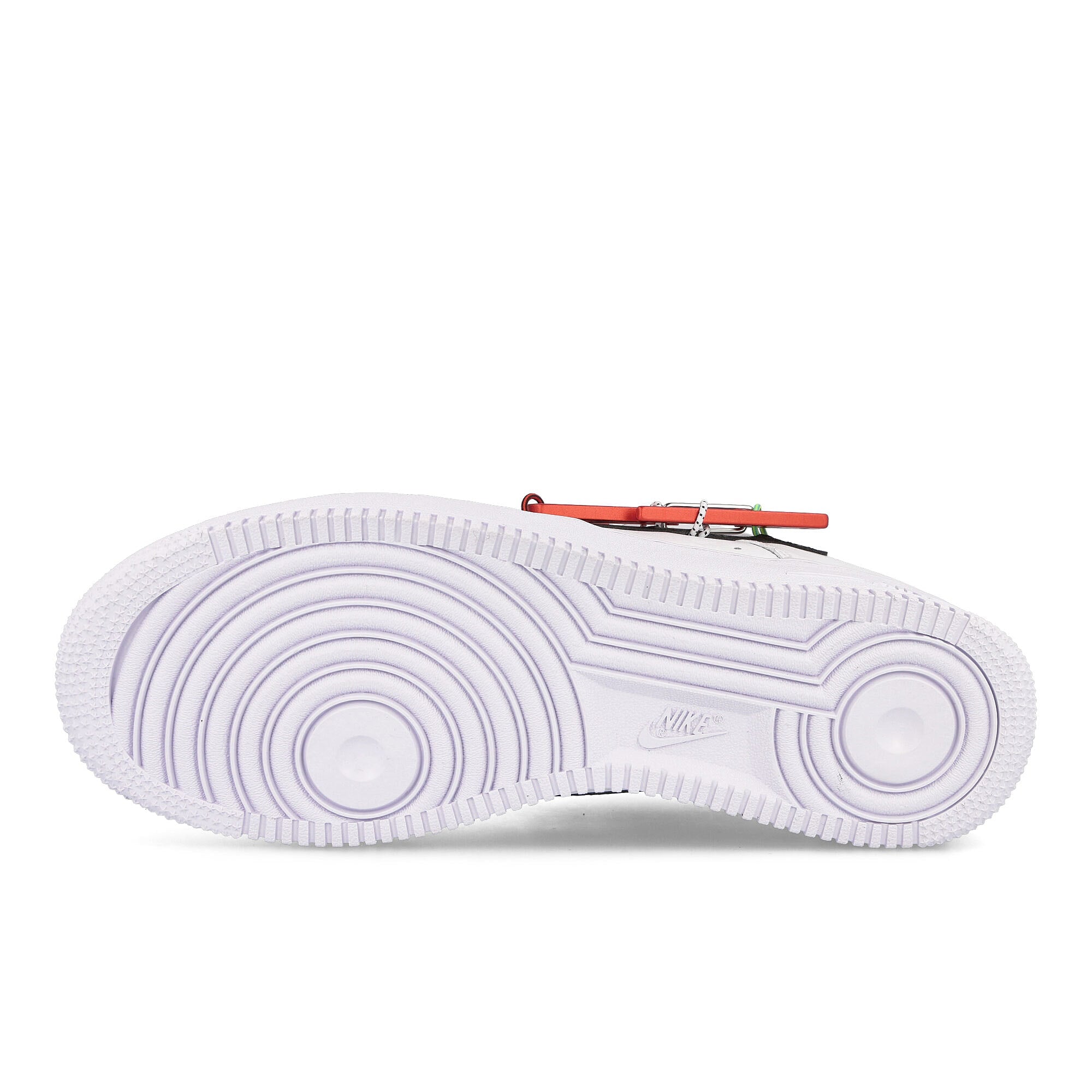 Nike air force 1 07 premium White / Black - Pomegranate - Habanero Red  Detail view 2 | Overkill