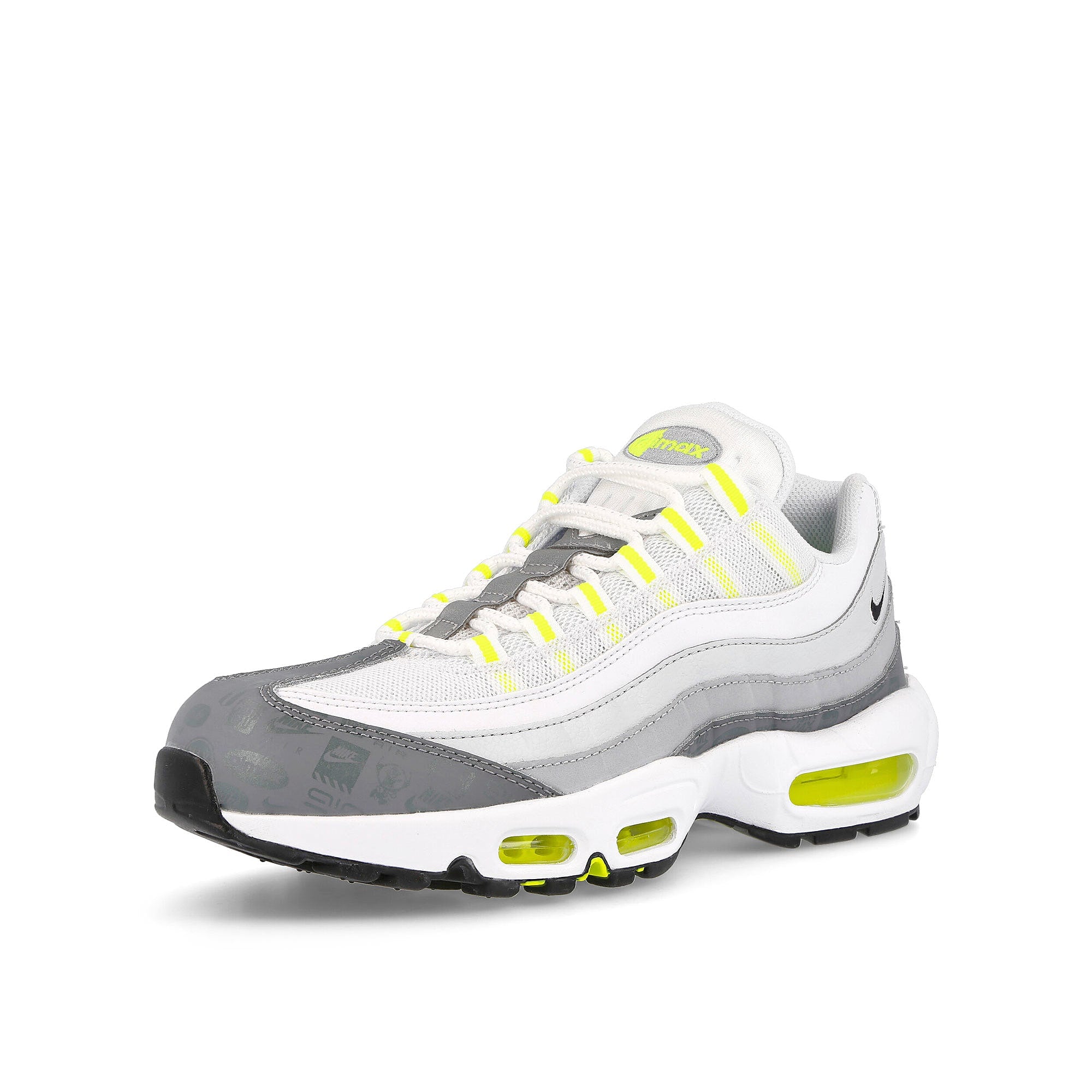 Nike air max 95 White / Black - Cool Grey - Wolf Grey  Detailfoto | Overkill