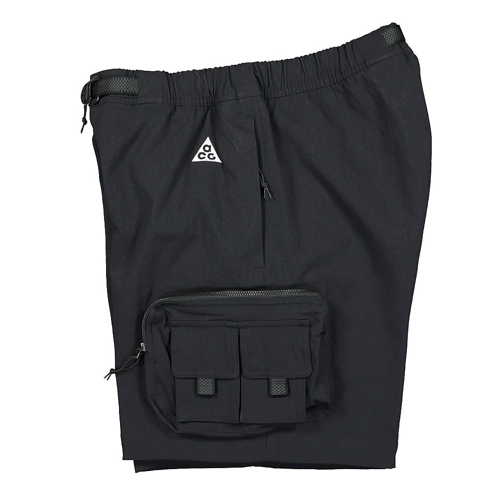 Nike NRG ACG Cargo Short Black Shorts Close-up | Overkill