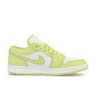 Jordan Wmns Air Jordan 1 Low SE Summit White / Lime Light   Material | Overkill
