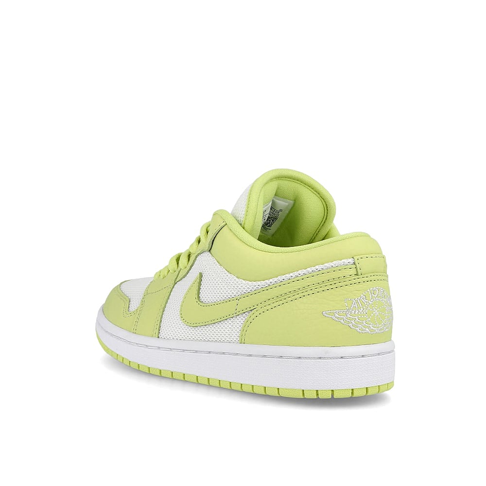 Jordan Wmns Air Jordan 1 Low SE Summit White / Lime Light  Close-up | Overkill