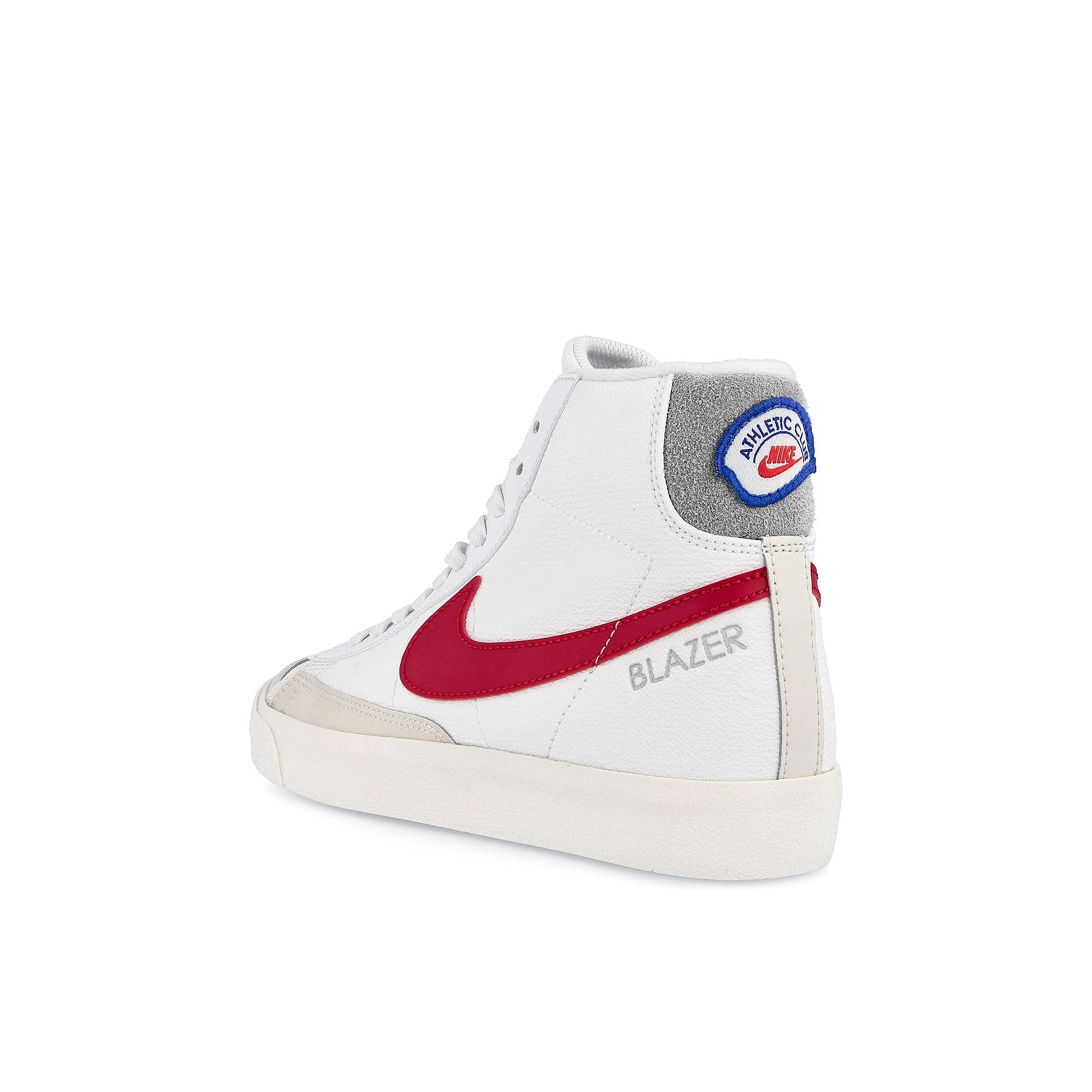 Nike blazer mid 77 se gs White-Gym Red - Light Smoke Grey - Phantom Mid Top Sneakers  Material | Overkill