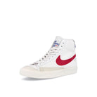 Nike blazer mid 77 se gs White-Gym Red - Light Smoke Grey - Phantom Mid Top Sneakers  Close Up | Overkill