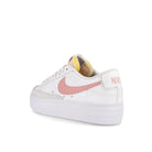 Nike wmns blazer low platform White / Pink Glaze - Summit White - Black  Close-up | Overkill