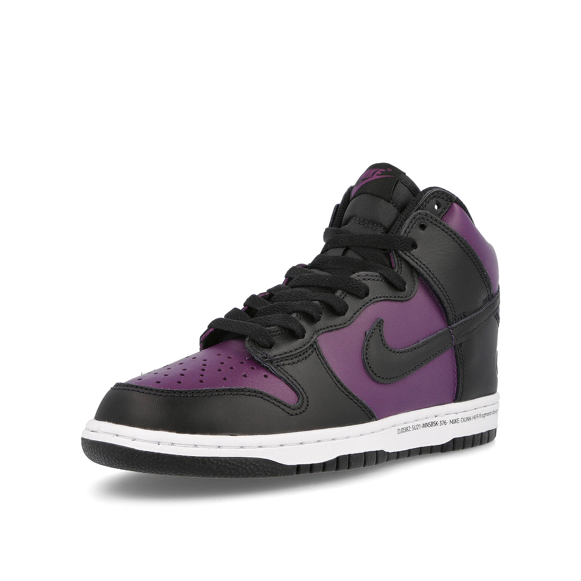 Nike Fragment Design x Nike Dunk High Wine-Black - White Low Top Sneakers  Close Up | Overkill