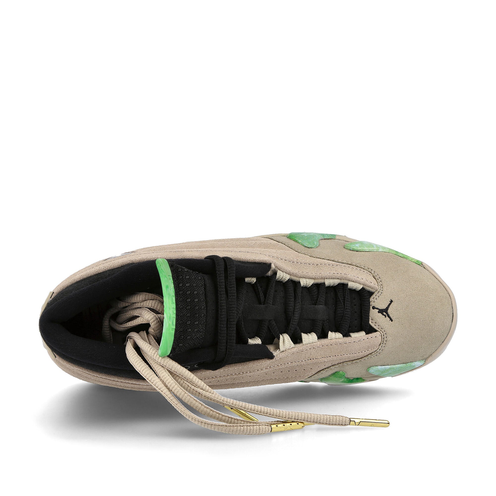 Jordan Aleali May x Wmns Air Jordan 14 Retro SP Light Sand / Light Sand - White - Black  Detail view 1 | Overkill