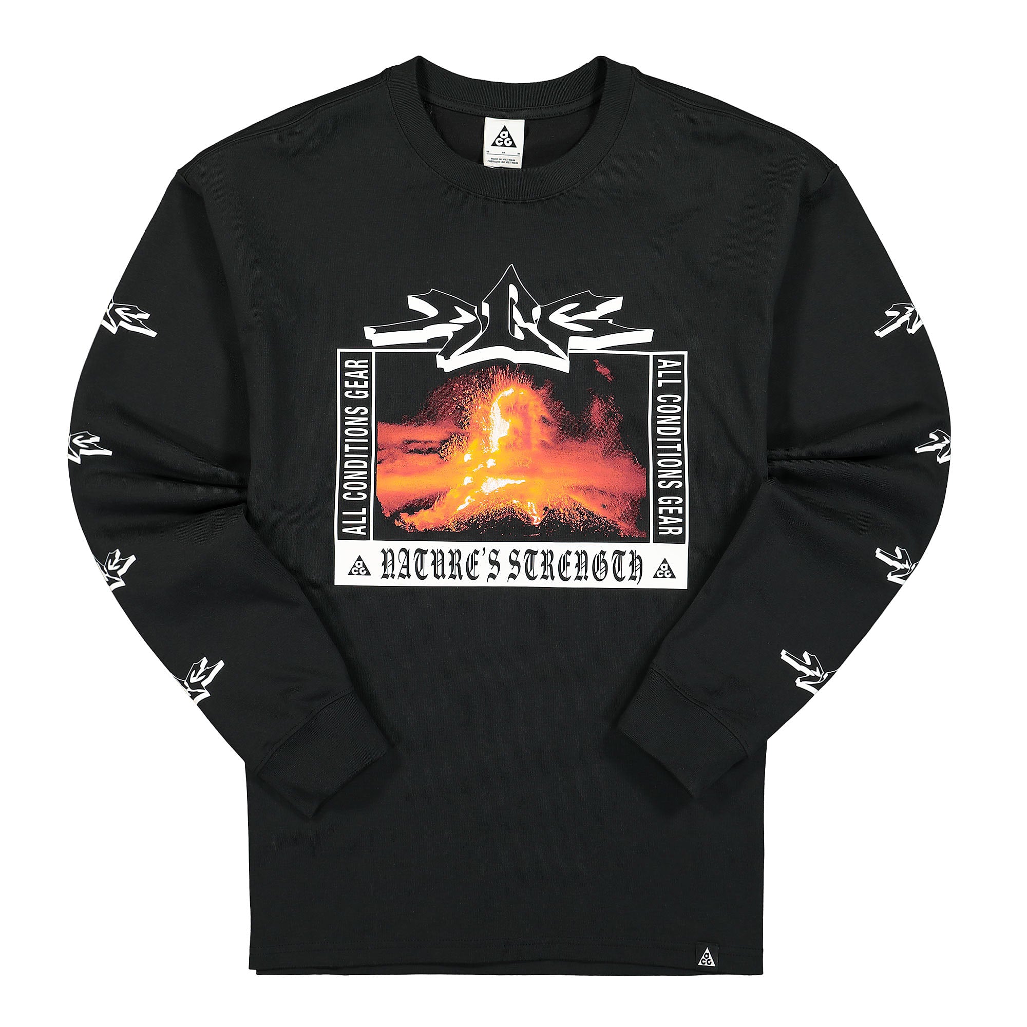 Nike NRG ACG SS Volcano Tee Black Longsleeves DJ1140 010 | Overkill