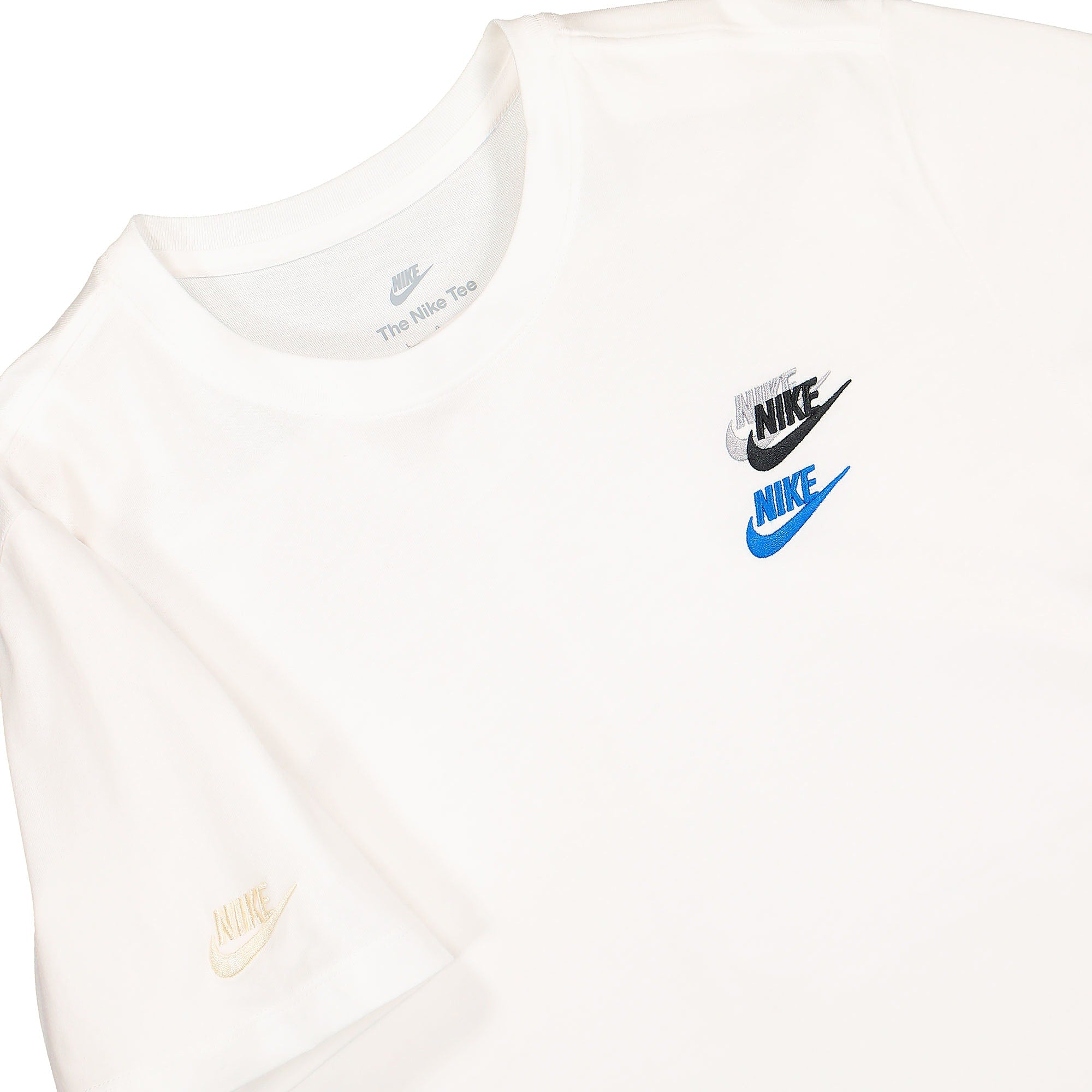 Nike NSW Club Essentials Tee White T-Shirts Close-up | Overkill
