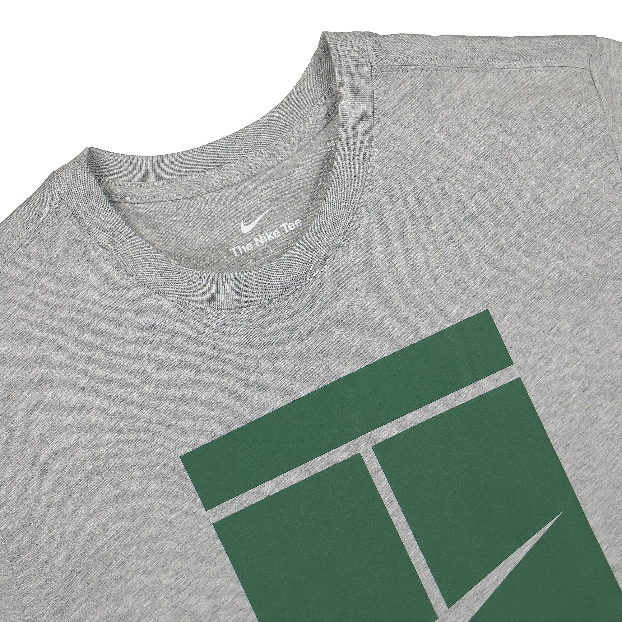 Nike Court Tee SSNL Dark Grey Heather T-Shirts Close-up | Overkill