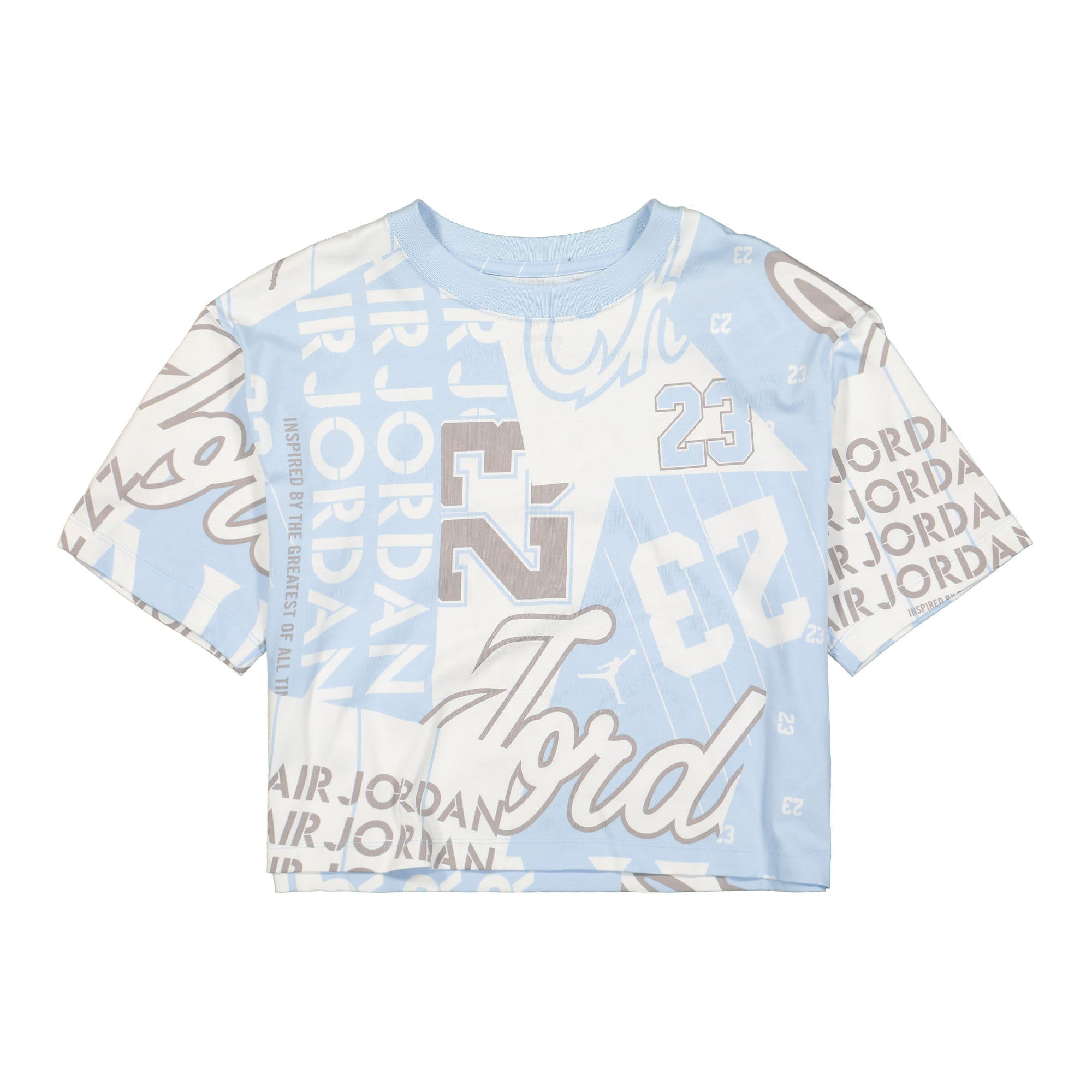 Jordan Wmns Air Jordan Heritage Tee Celestine Blue T-Shirts DJ2647 438 | Overkill