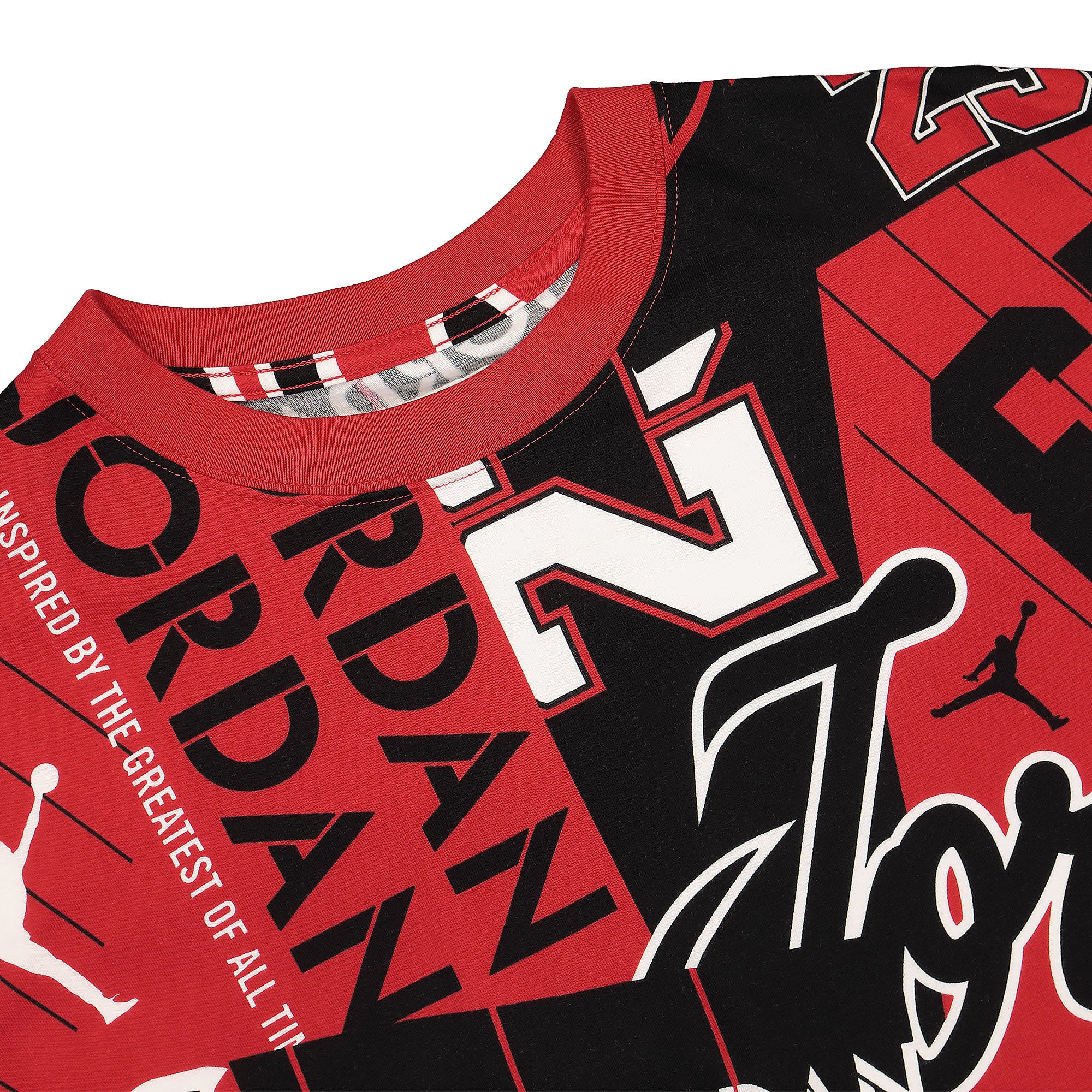 Jordan Wmns Air Jordan Heritage Tee Gym Red T-Shirts Close-up | Overkill