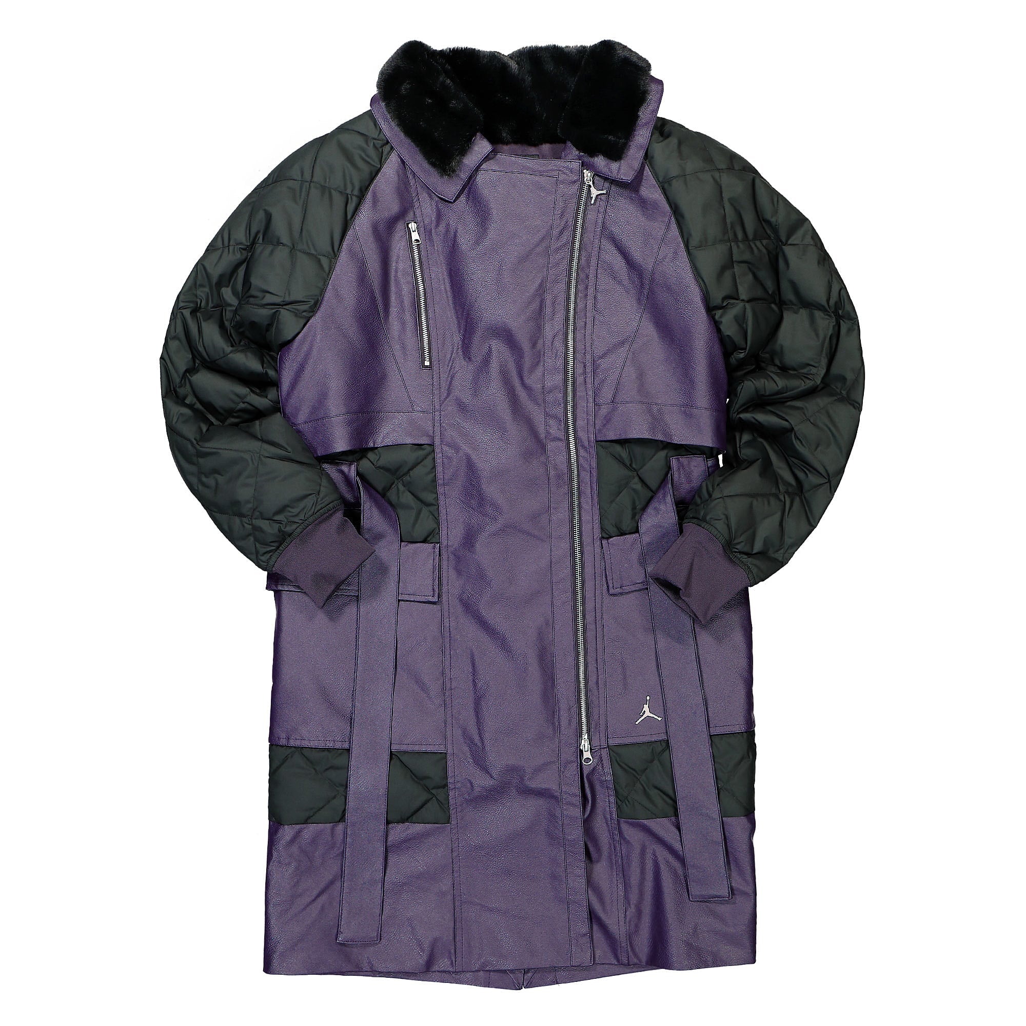 Jordan Wmns Air Jordan New Classic 2.0 Trench Cave Purple / Black / Black / Brushed Silver Coats DJ2712 540 | Overkill