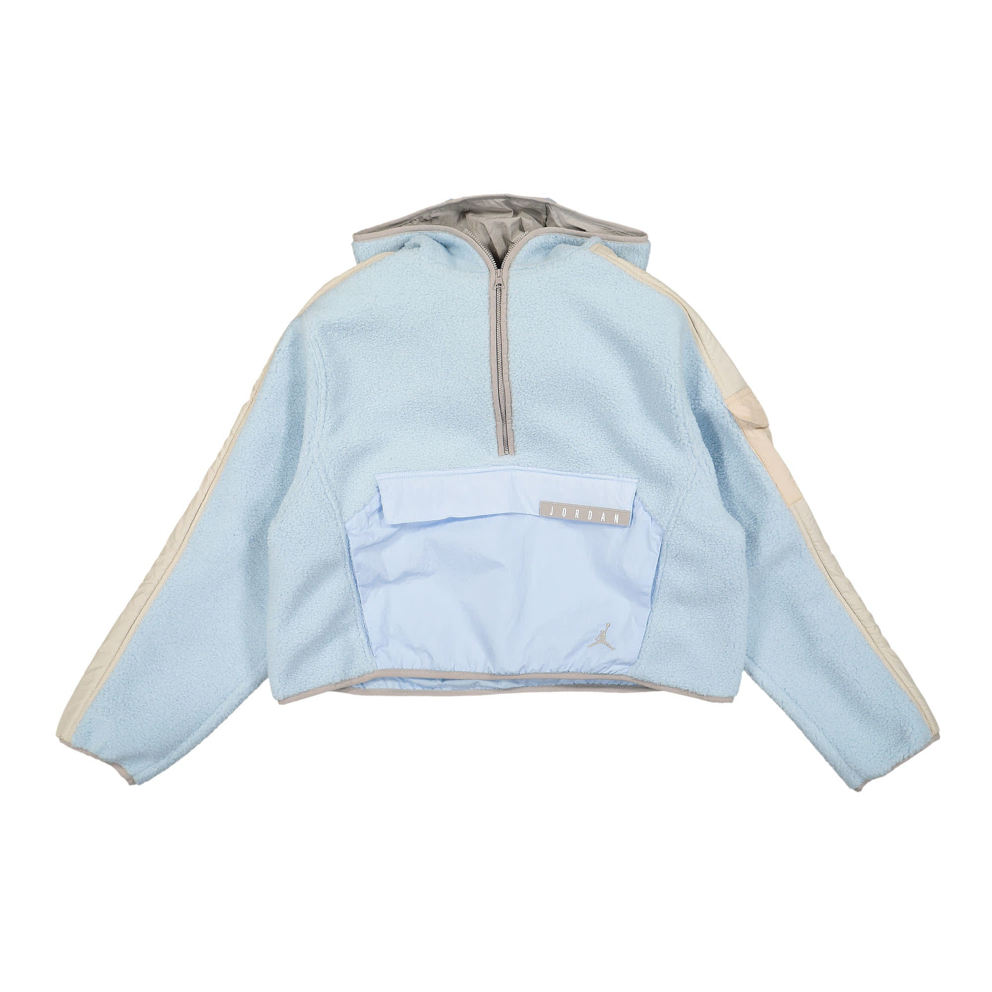 Jordan Wmns Air Jordan Cozy Girl Fleece Hoodie Celestine Blue / Oatmeal / College Grey Hoodies DJ2725 438 | Overkill