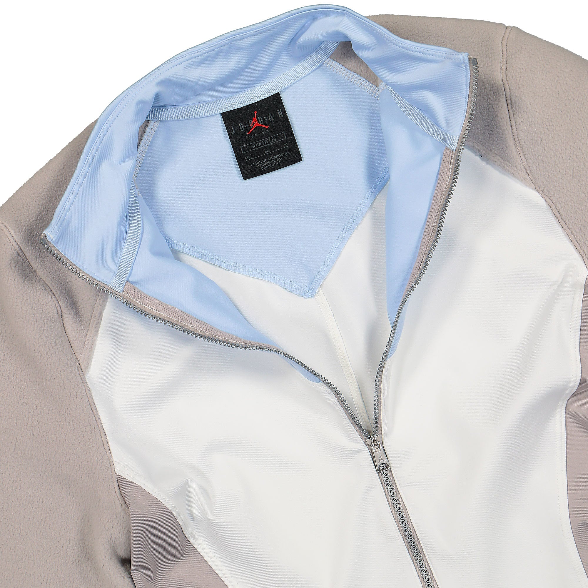 Jordan Wmns Air Jordan Cozy Girl Top Summit White / College Grey / Celestine Blue Tops Close-up | Overkill