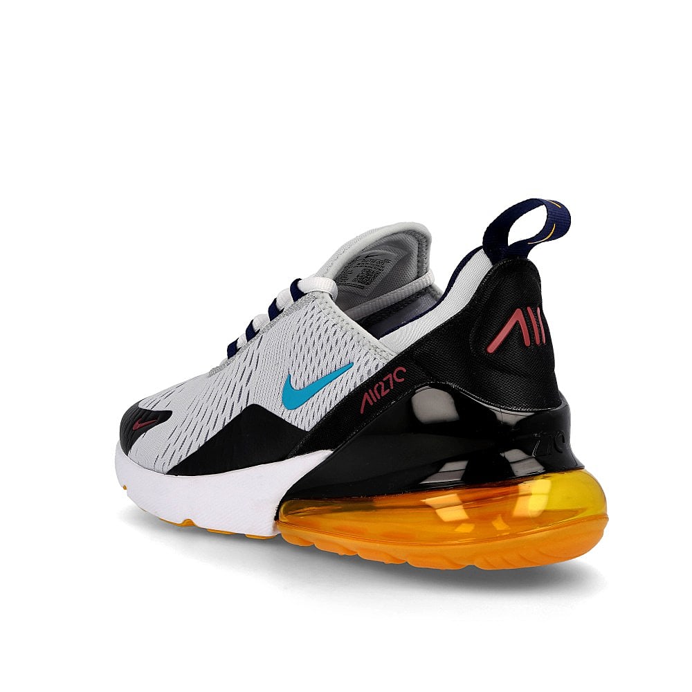 Nike air max 270 Pure Platinum / Oracle Aqua - Black - Team Red  Close-up | Overkill
