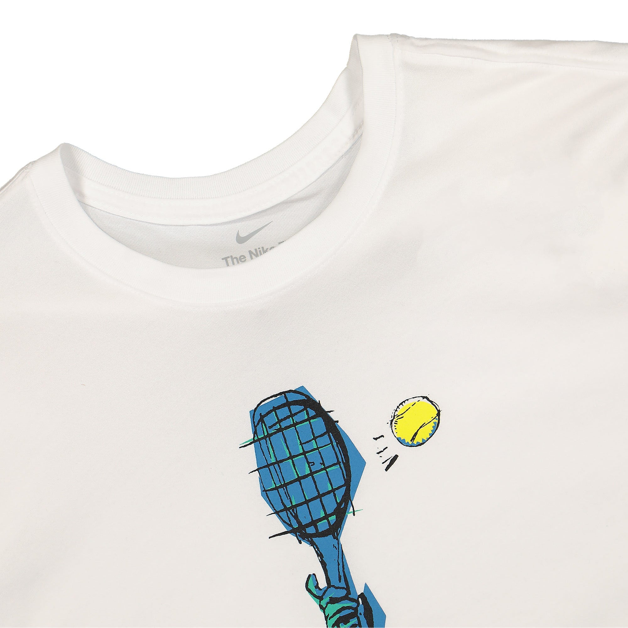 Nike Court Dri-Fit NYC Liberty Tee White T-Shirts Close-up | Overkill