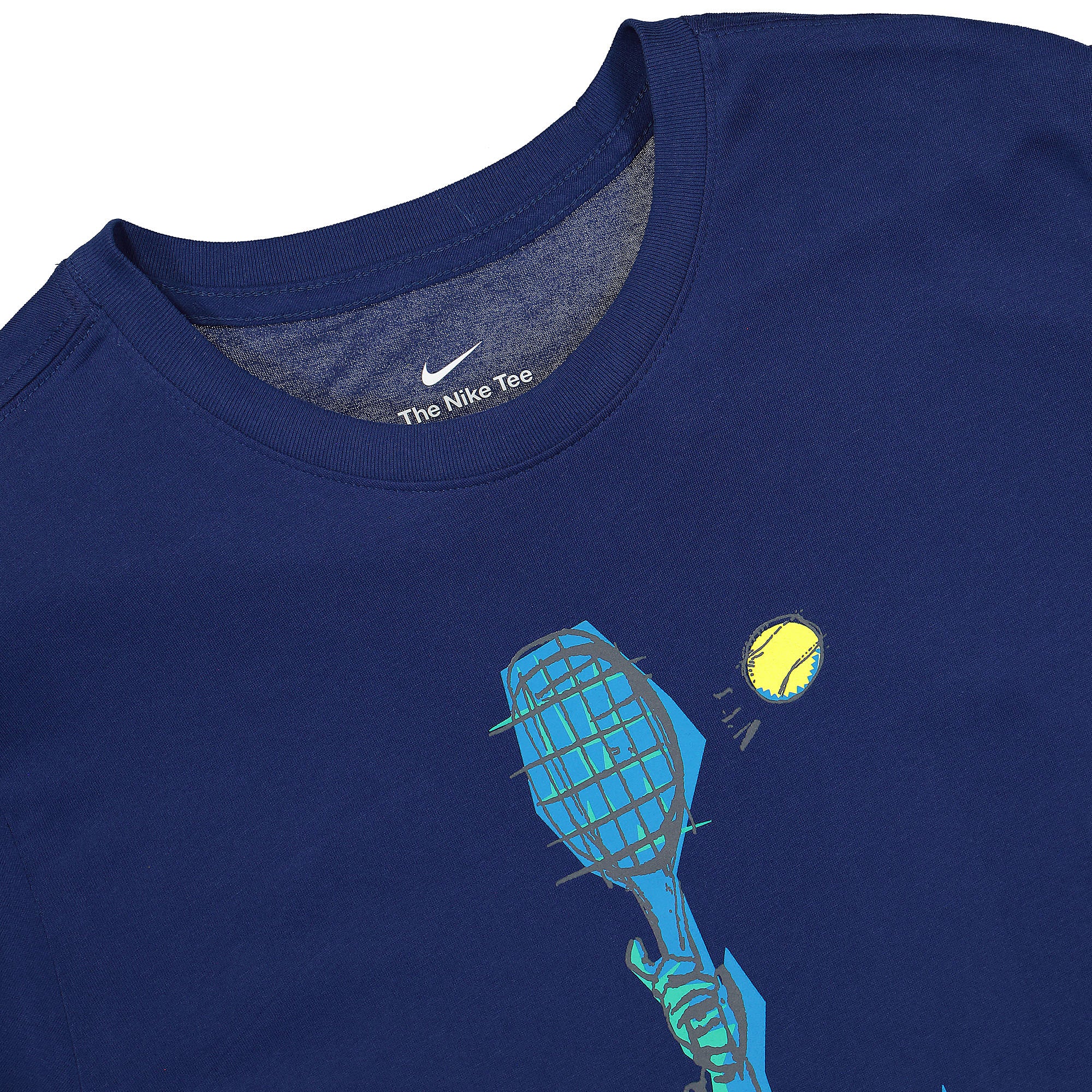 Nike Court Dri-Fit NYC Liberty Tee Binary Blue T-Shirts Close-up | Overkill