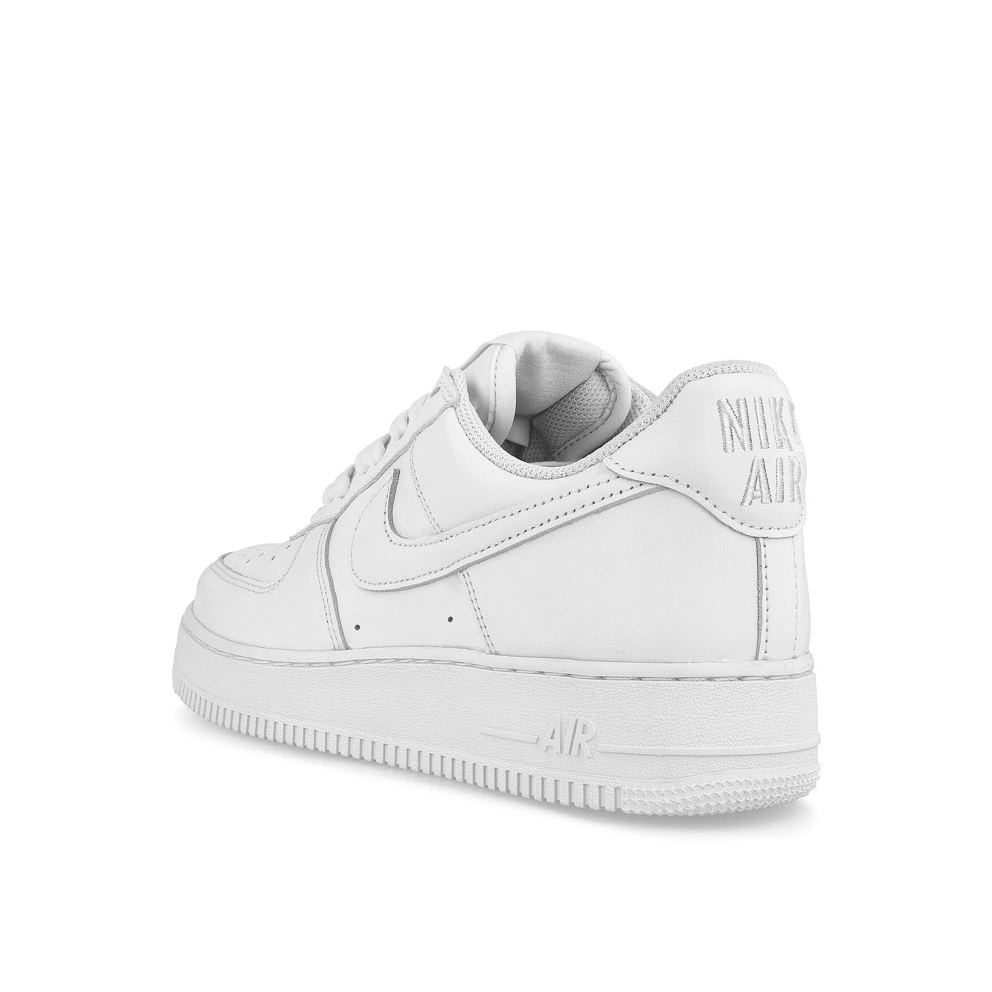 Nike air force 1 low retro White / White - White - Metallic Gold Low Top Sneakers  Material | Overkill