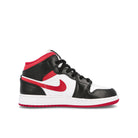 Jordan Air Jordan 1 Mid GS White / Gym Red - Black   Material | Overkill
