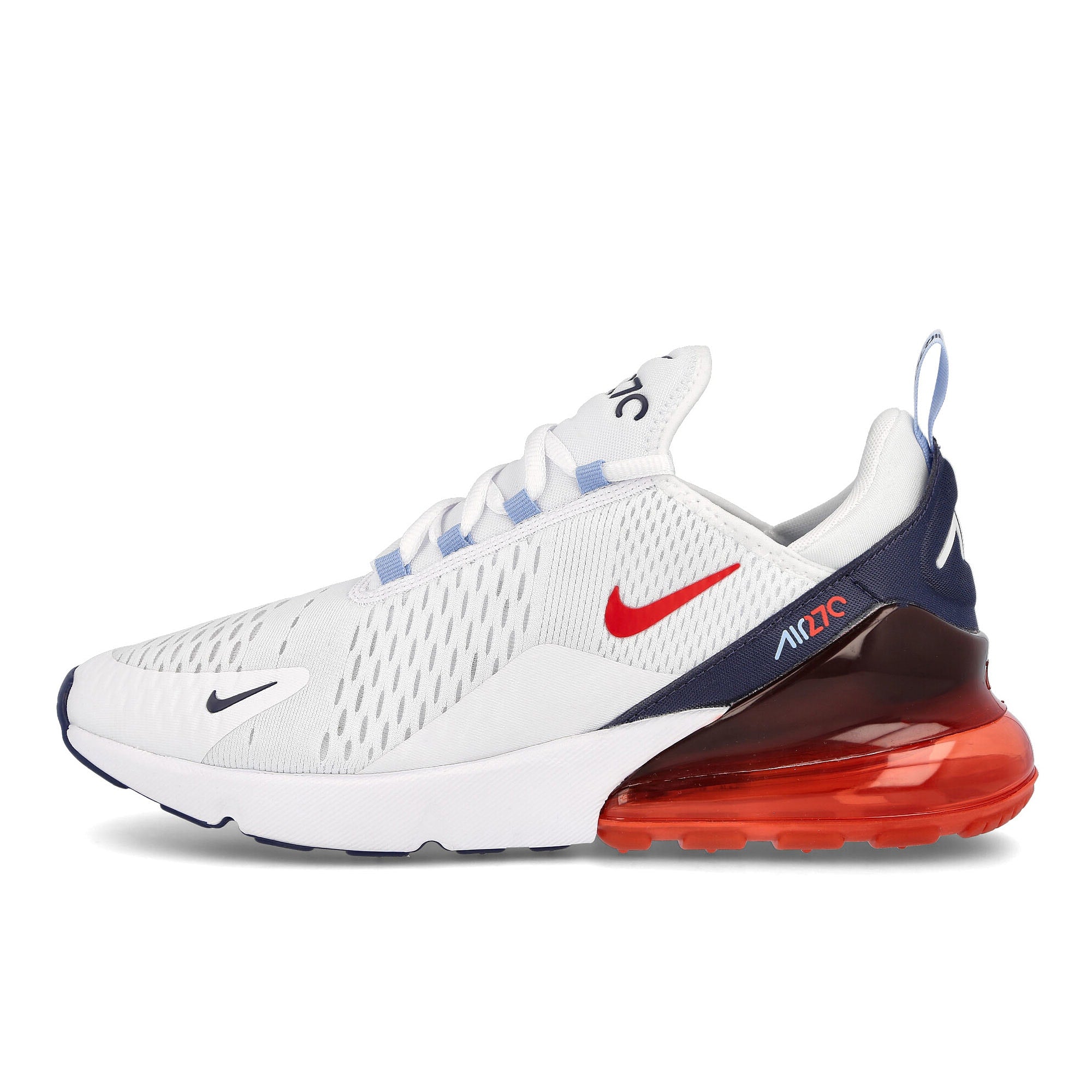 Nike air max 270 White / Chile Red - Midnight Navy  DJ5172 100 | Overkill