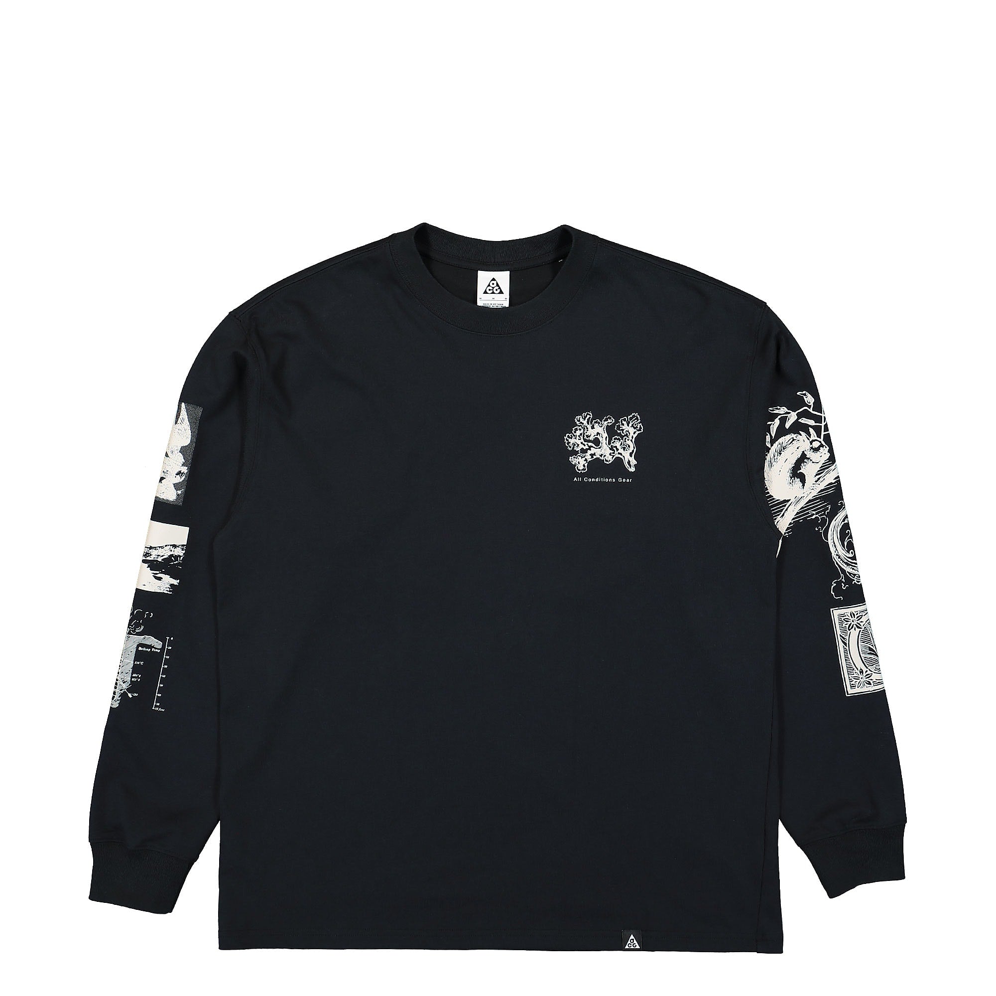 Nike NRG ACG Longsleeve Iceland Info Tee Black Longsleeves DJ5802 010 | Overkill