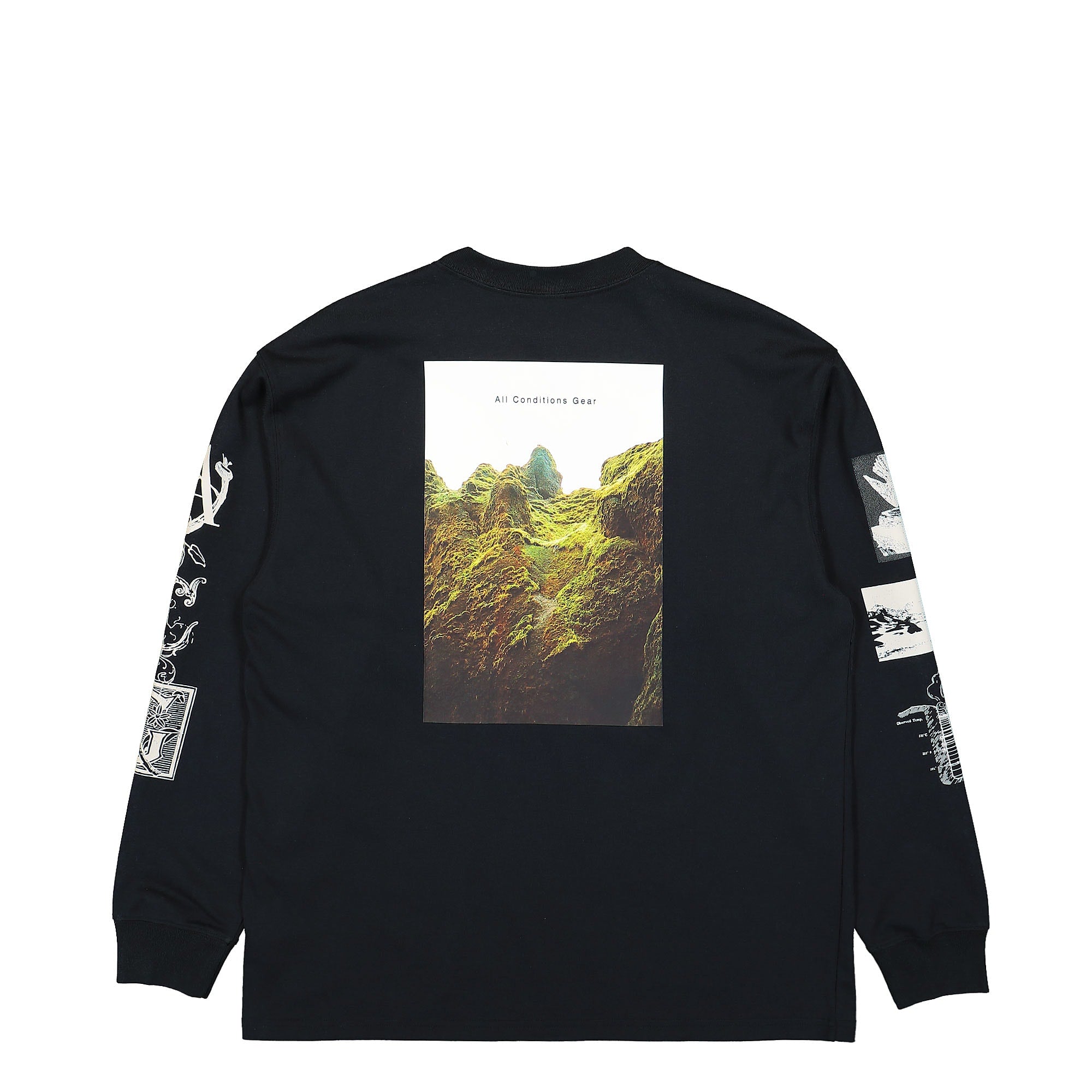 Nike NRG ACG Longsleeve Iceland Info Tee Black Longsleeves Material | Overkill