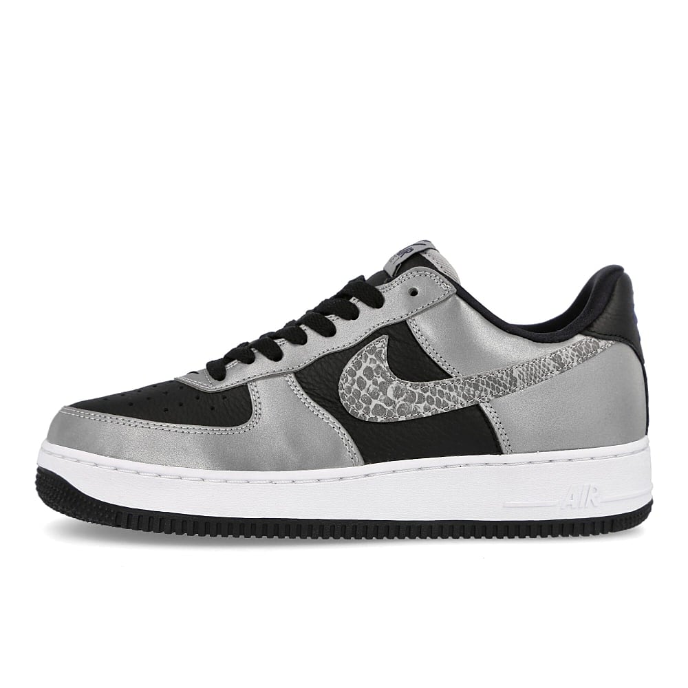 Nike air force 1 b Black-Black - Silver Low Top Sneakers DJ6033 001 | Overkill