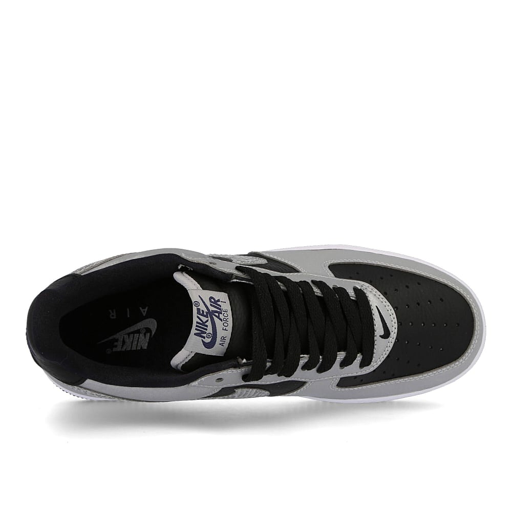 Nike air force 1 b Black-Black - Silver Low Top Sneakers  Detailfoto | Overkill