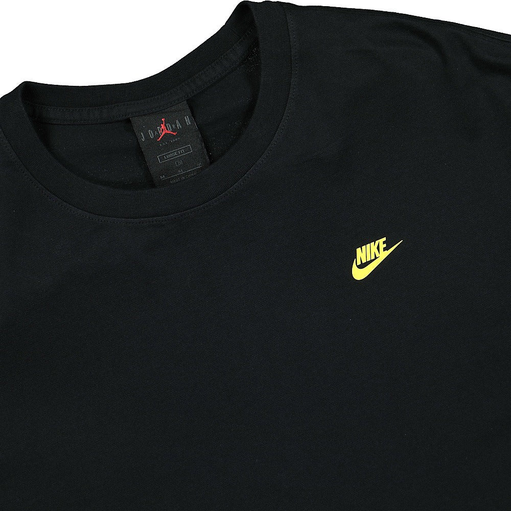 Jordan Air Jordan Vintage Wash FT SS GFX Crew Black T-Shirts Material | Overkill