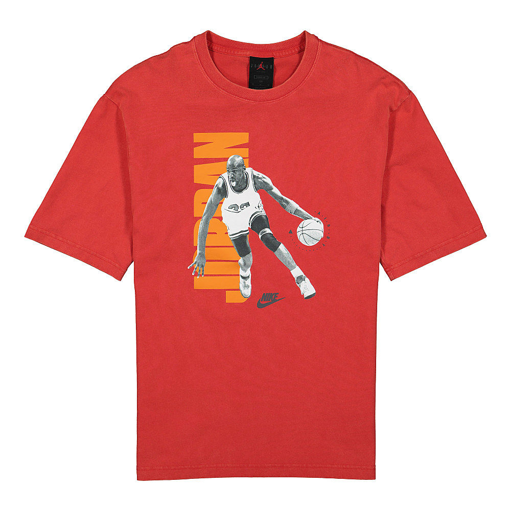 Jordan Air Jordan Vintage Wash Crossover SS GFX Crew University Red T-Shirts DJ6597 657 | Overkill