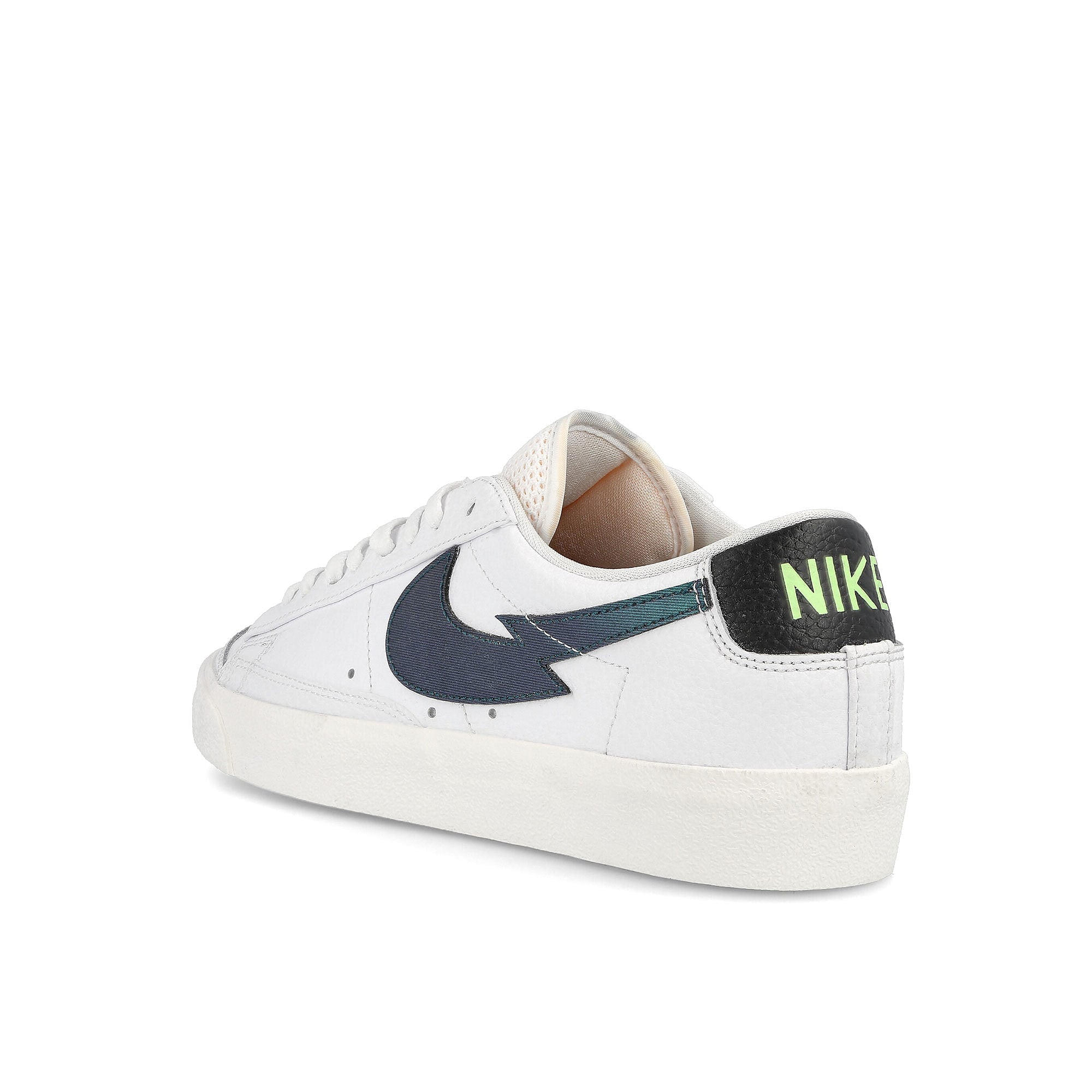 Nike blazer low 77 White-Aquamarine - Lime Glow - Off Noir Low Top Sneakers  Material | Overkill