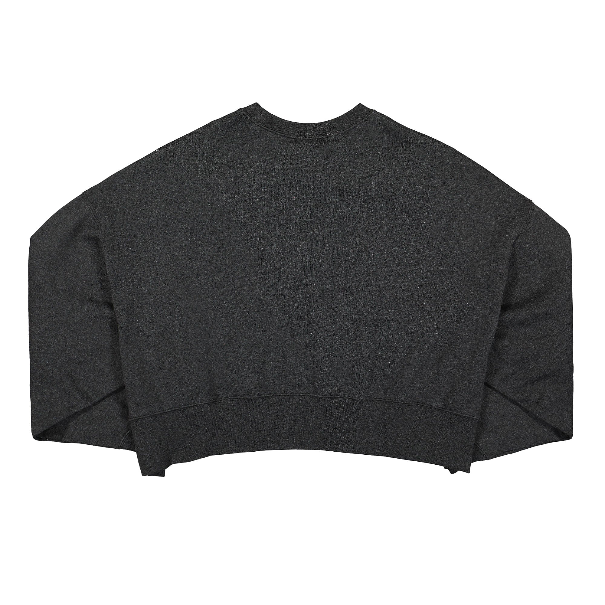Nike Wmns NSW Essentials Collection Fleece Sweatshirt Black Heather / White Sweatshirts Material | Overkill
