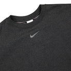 Nike Wmns NSW Essentials Collection Fleece Sweatshirt Black Heather / White Sweatshirts Close-up | Overkill