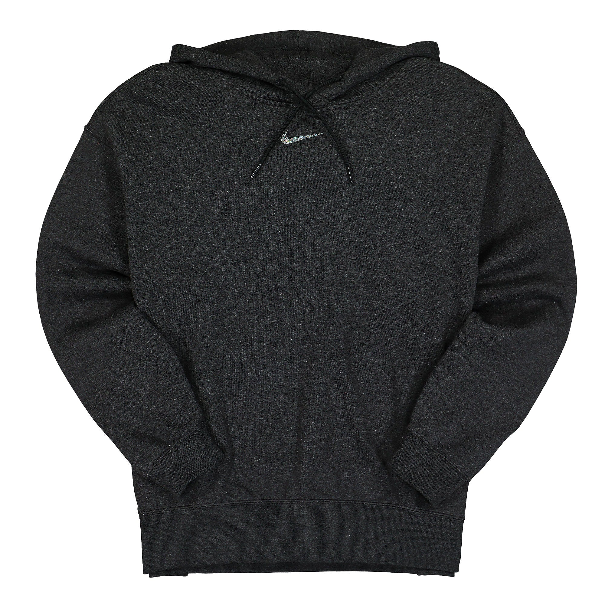 Nike Wmns NSW Essentials Collection Fleece Hoodie Black Heather / White Hoodies DJ6939 010 | Overkill