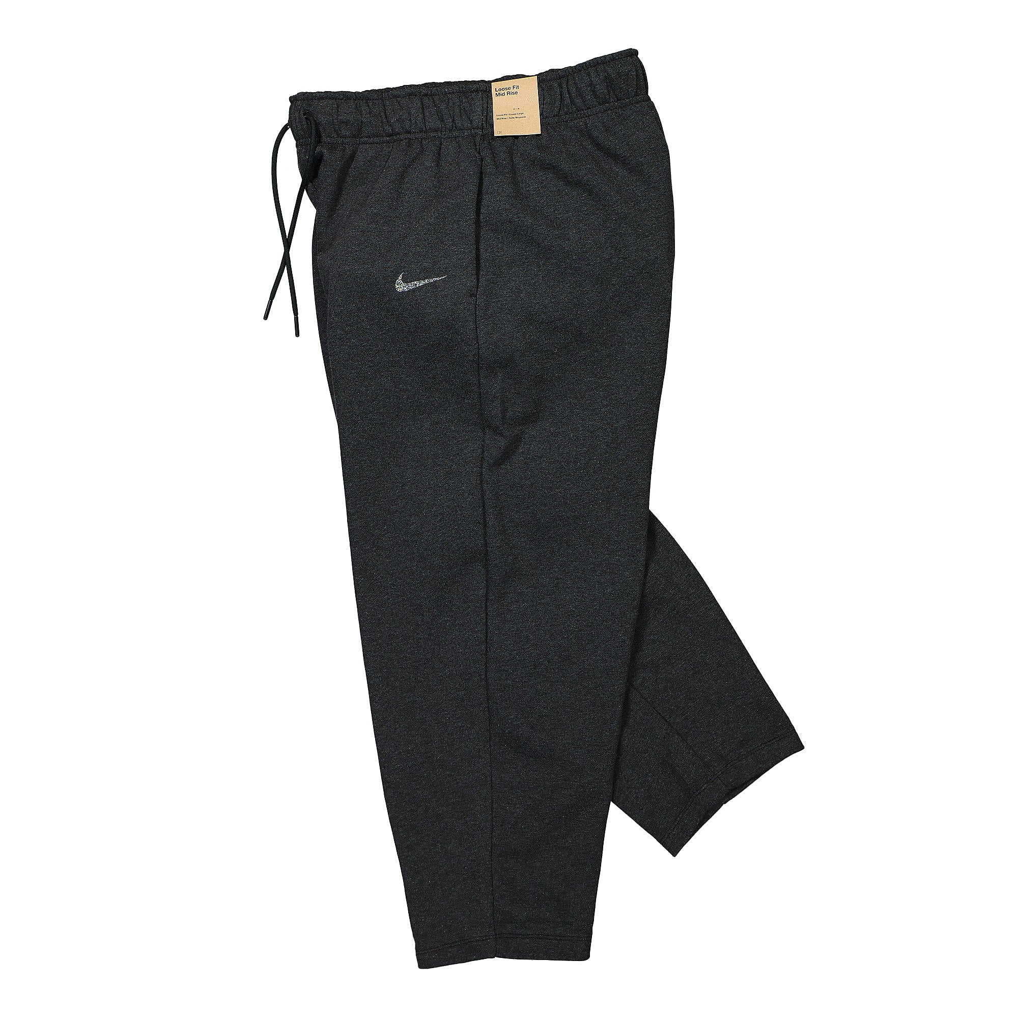 Nike Wmns NSW Essentials Collection Fleece Pant Black Heather / White Sweat & Track Pants Close-up | Overkill